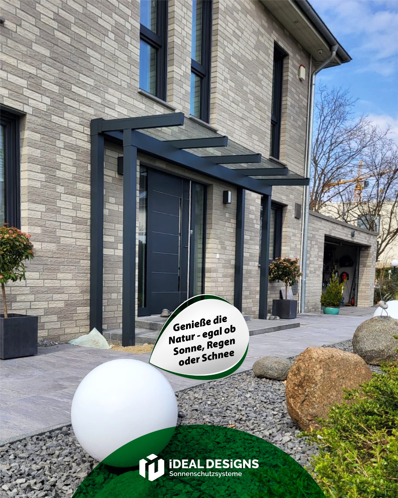 Vordacher Aluminium - Konfigurator